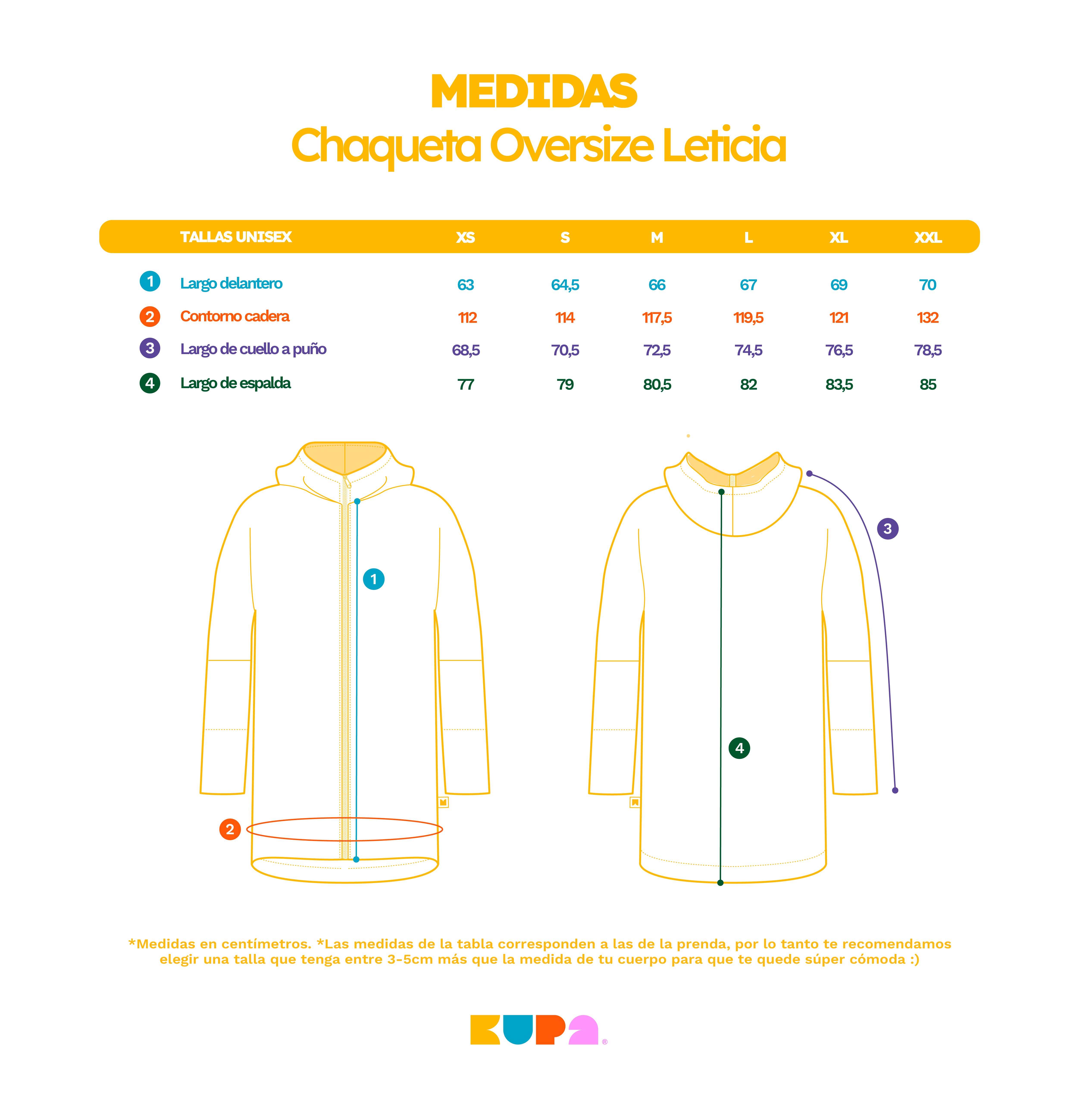 Chaqueta Oversize Leticia AMESE - Ilustrado por Tefy Lopez