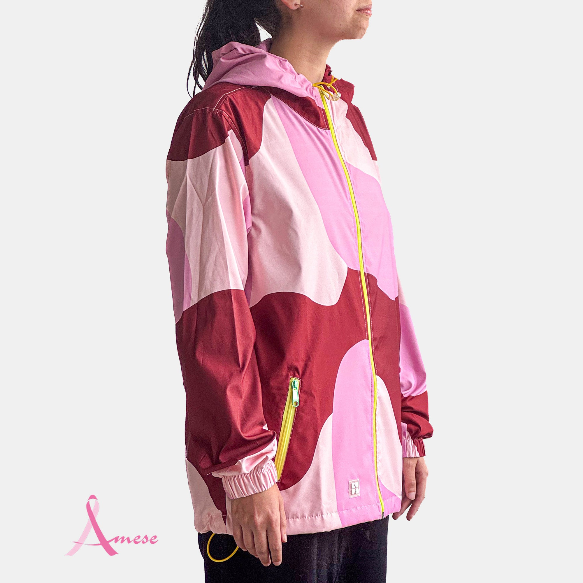 Chaqueta Mompox Manchas Granate AMESE