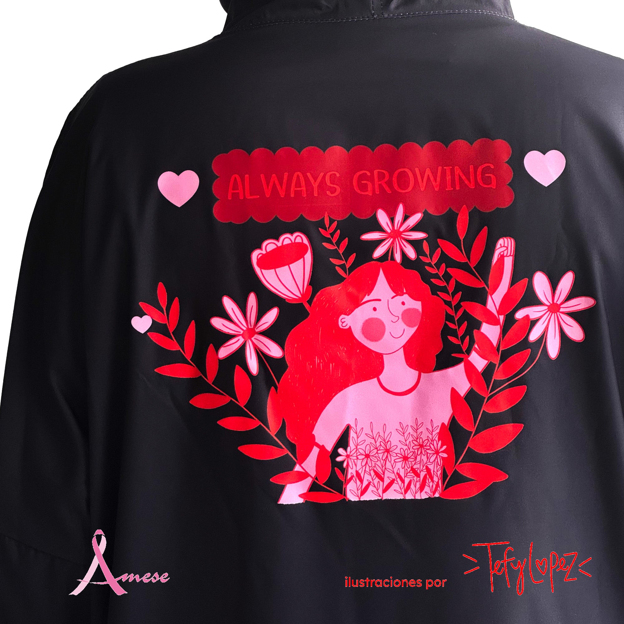 Chaqueta Oversize Leticia AMESE - Ilustrado por Tefy Lopez