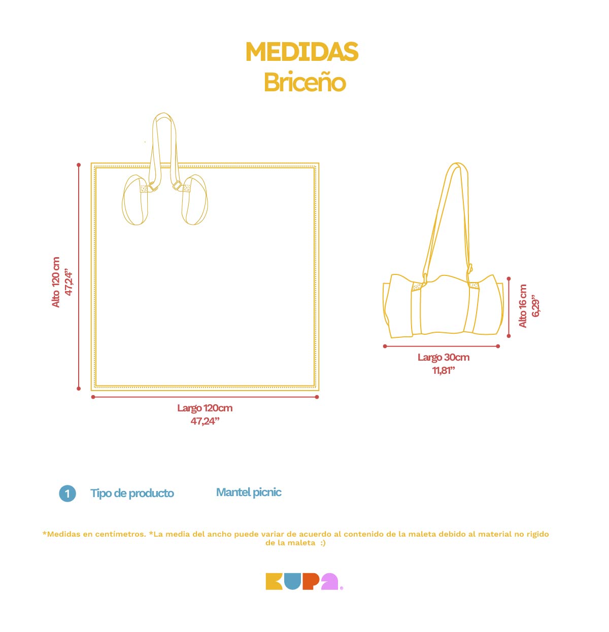 Medidas del producto