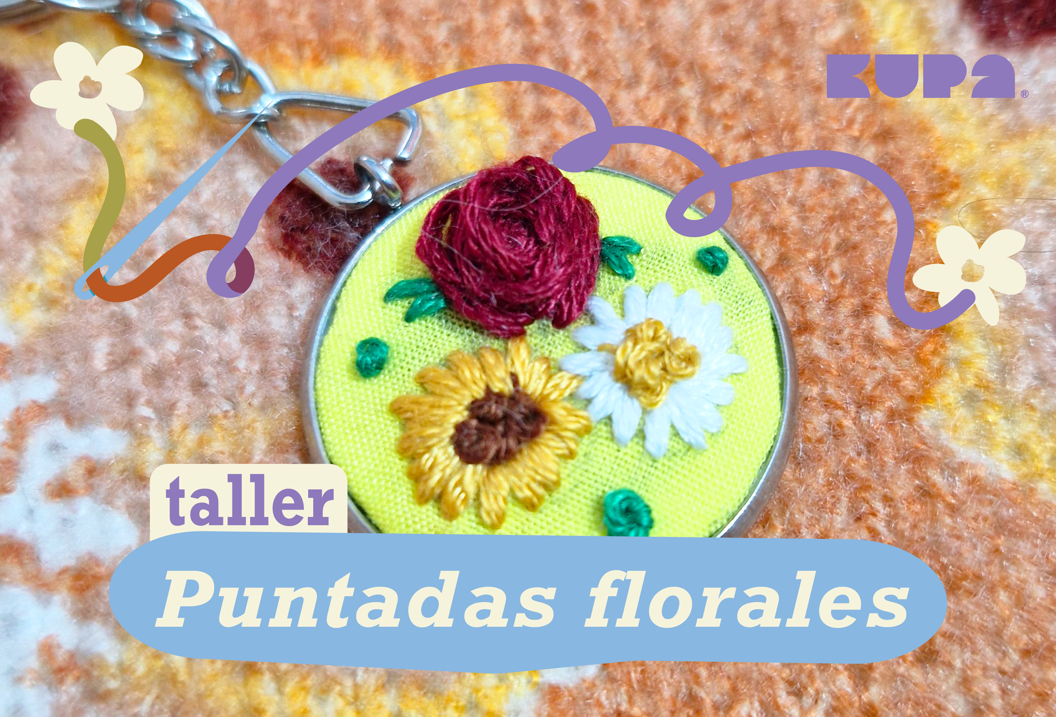 Taller Mini Bordado - Puntadas florales