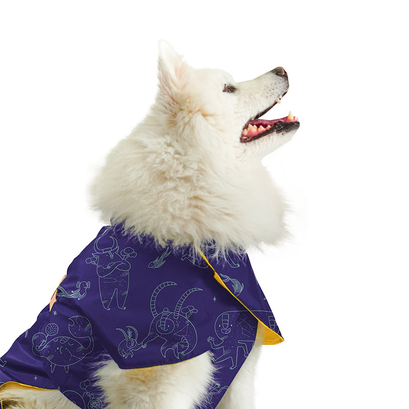 Capa impermeable para mascotas Guaduas Viajerxs Astrales