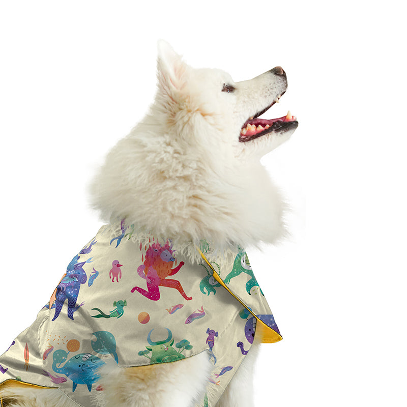 Capa impermeable para mascotas Guaduas Viajerxs Astrales
